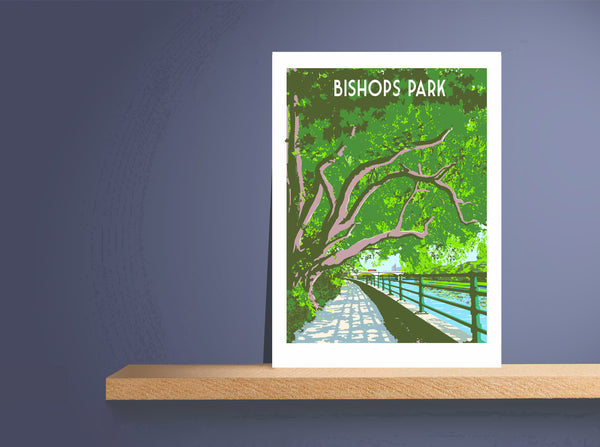 Fulham Bishops Park Art Print