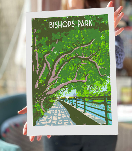 Fulham Bishops Park Art Print