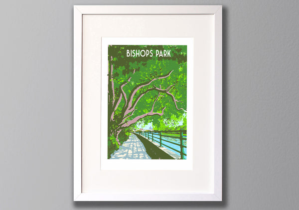 Fulham Bishops Park Art Print