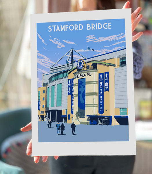 Chelsea Stamford Bridge Art Print