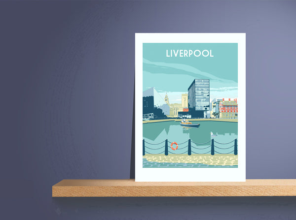 Liverpool Waterfront Art Print