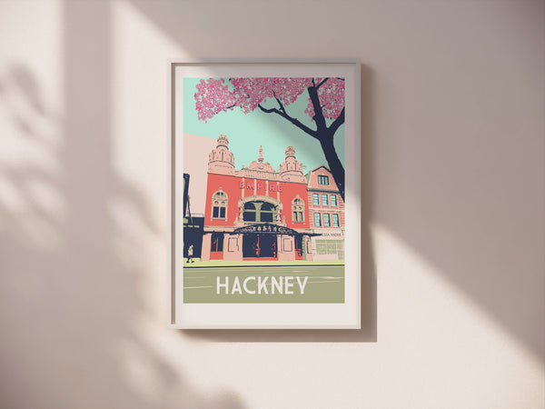 Hackney Empire Art Print framed