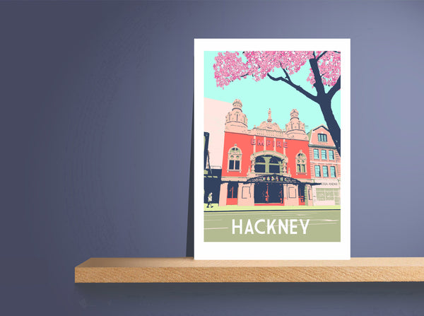Hackney Empire Art Print on shelf
