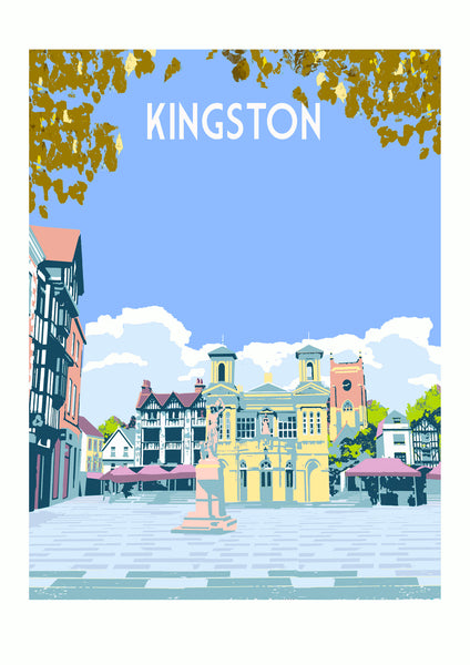 Kingston Market Art Print