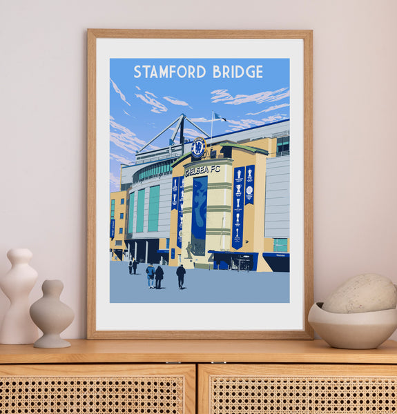 Chelsea Stamford Bridge Art Print