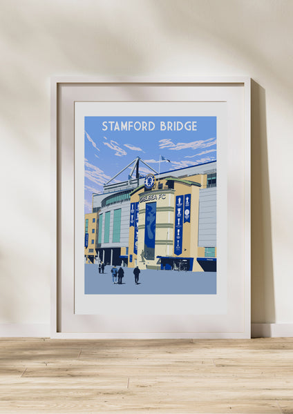Chelsea Stamford Bridge Art Print