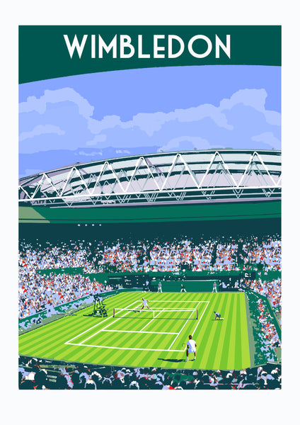 Wimbledon Tennis Art Print Centre Court