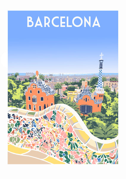 Barcelona Art Print