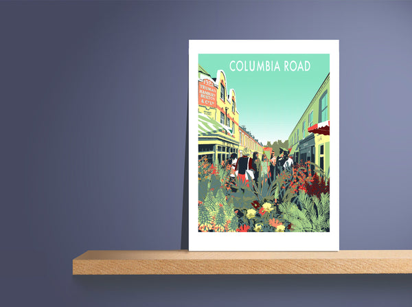 Columbia road Art Print shelf