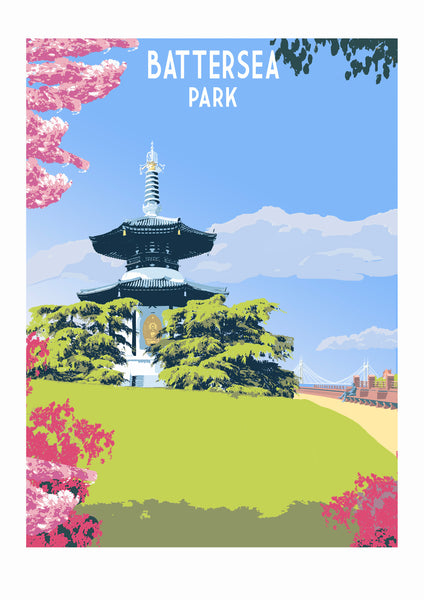 Battersea Park Art Print