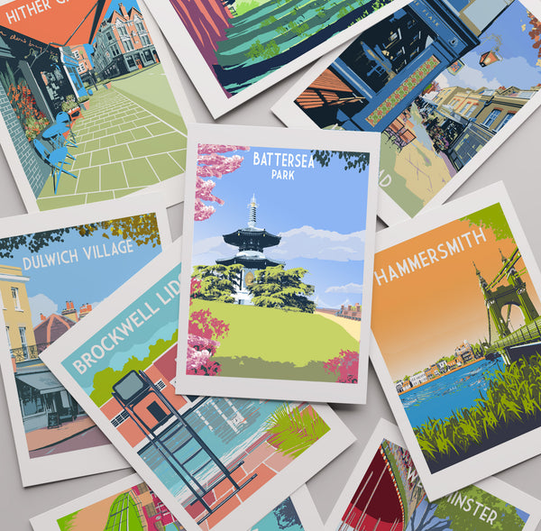 Battersea Park Art Print