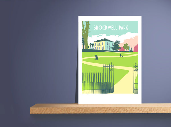 Brockwell Park Art Print