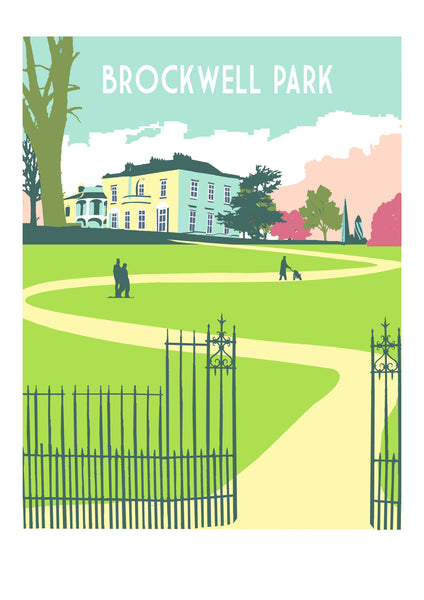Brockwell Park Art Print