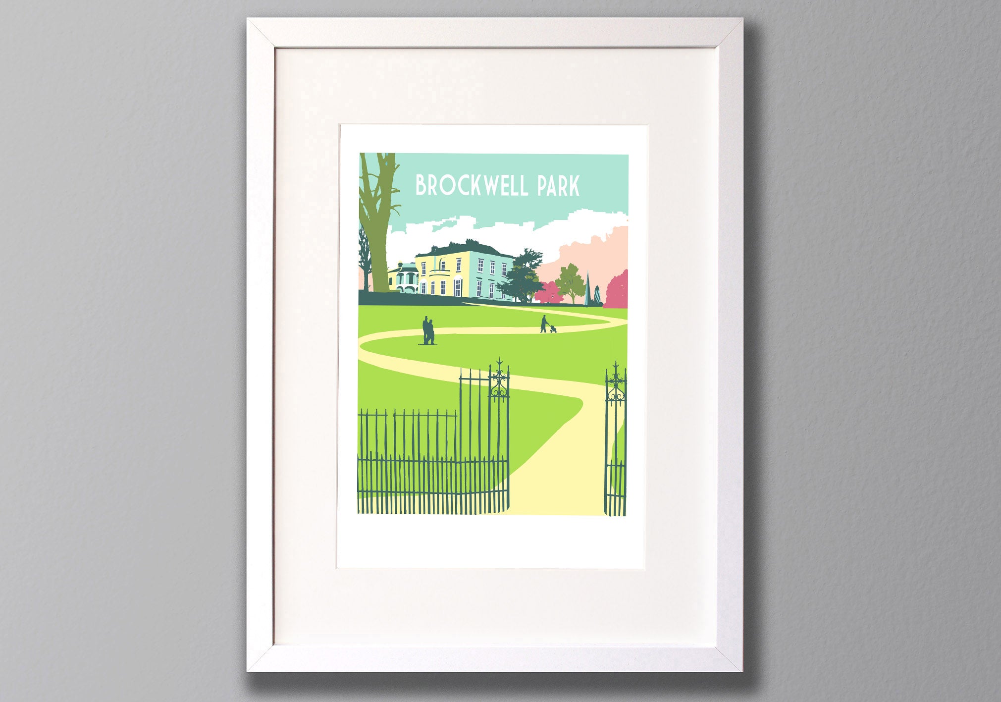 Brockwell Park Art Print