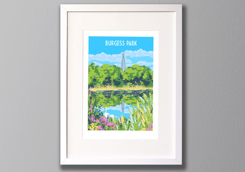 Burgess Park Art Print