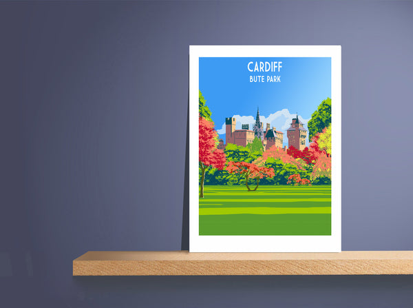 Cardiff Bute Park Art Print