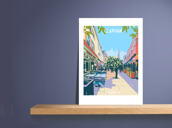 Clapham Venn St Art Print
