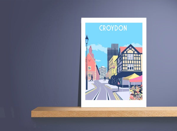 Croydon Town Art Print