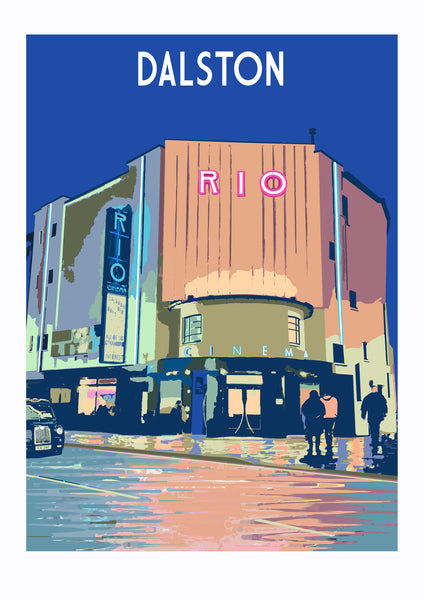 Dalston Art Print