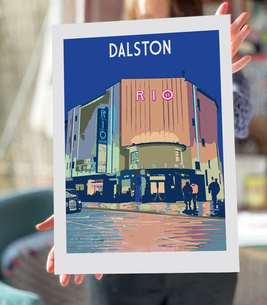 Dalston Art Print
