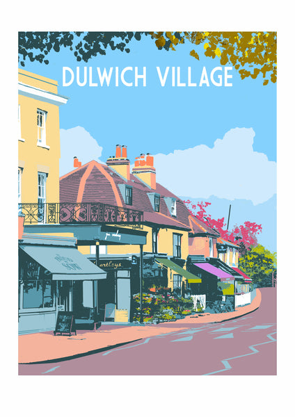 Dulwich Village Art Print