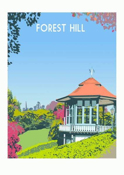 Forest Hill View Art Print