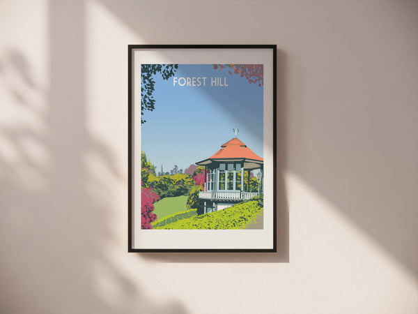 Forest Hill View Art Print