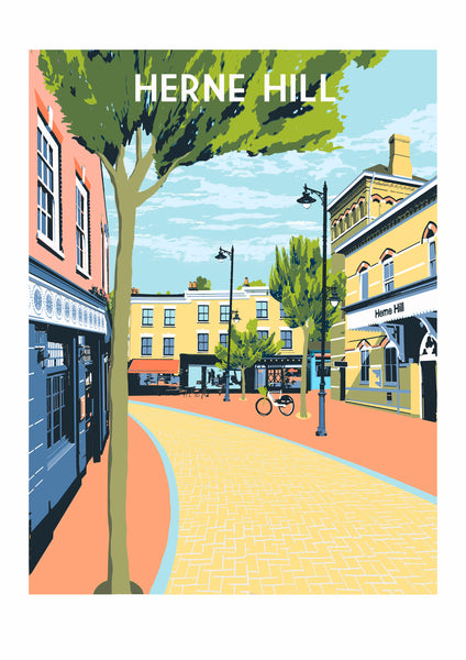 Herne Hill Station Art Print