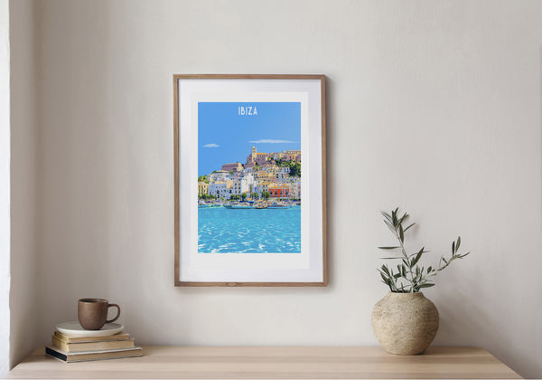 Ibiza Art Print,  Travel Poster