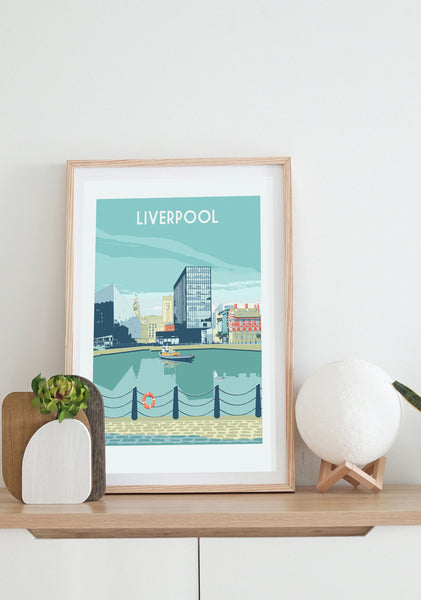 Liverpool Waterfront Art Print