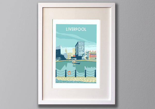 Liverpool Waterfront Art Print