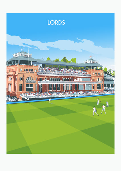 Lords Cricket Ground Art Print