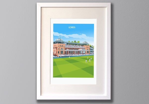 Lords Cricket Ground Art Print