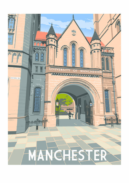 Manchester University Art Print