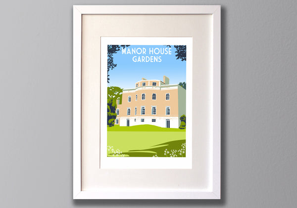 Manor House Gardens Art Print