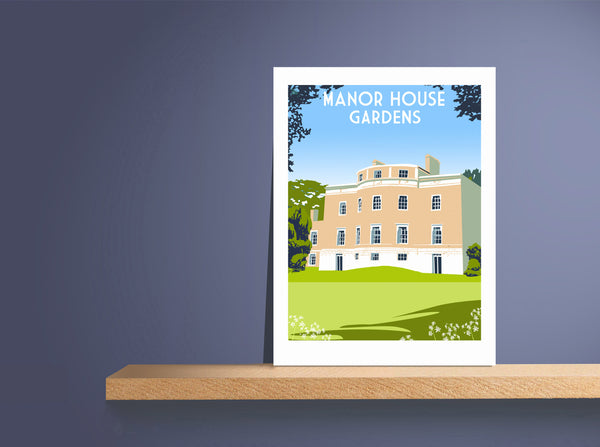 Manor House Gardens Art Print