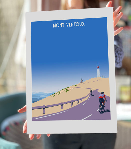 Mont Ventoux Art Print,  Travel Poster