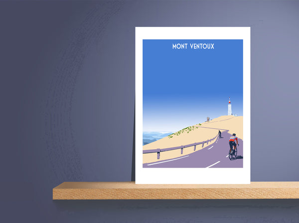 Mont Ventoux Art Print,  Travel Poster