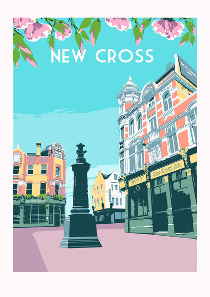 New Cross Art Print