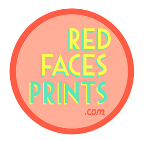 Red Faces Prints