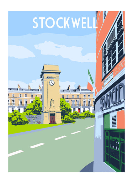 Stockwell Art Print