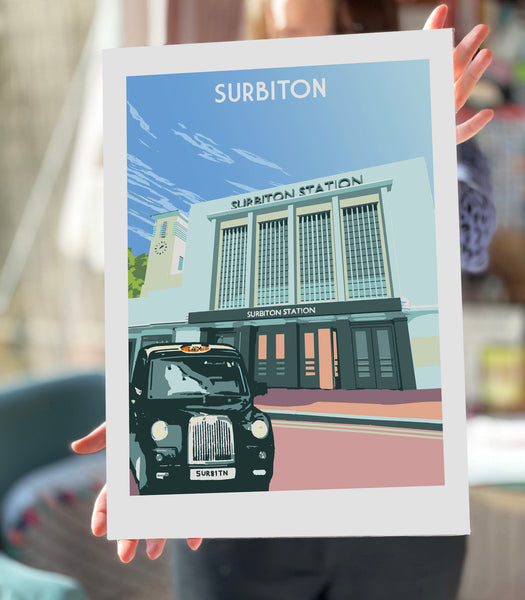 Surbiton Station Art Print