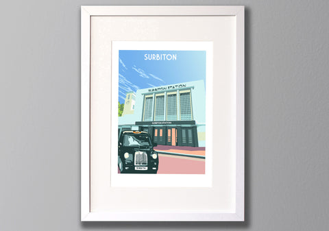 Surbiton Station Art Print