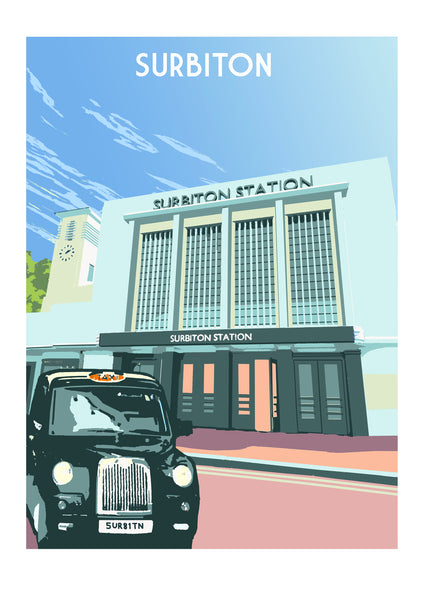 Surbiton Station Art Print