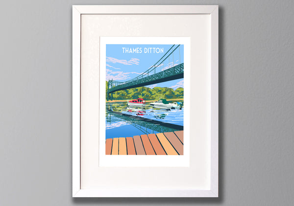 Thames Ditton Art Print