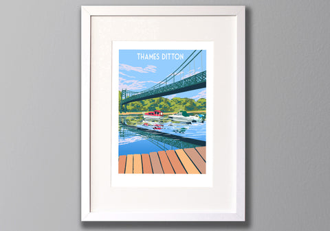 Thames Ditton Art Print