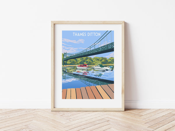 Thames Ditton Art Print