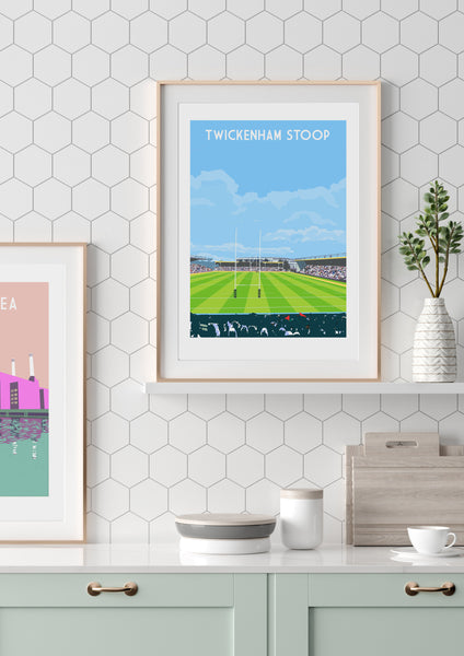 Twickenham Stoop Art Print