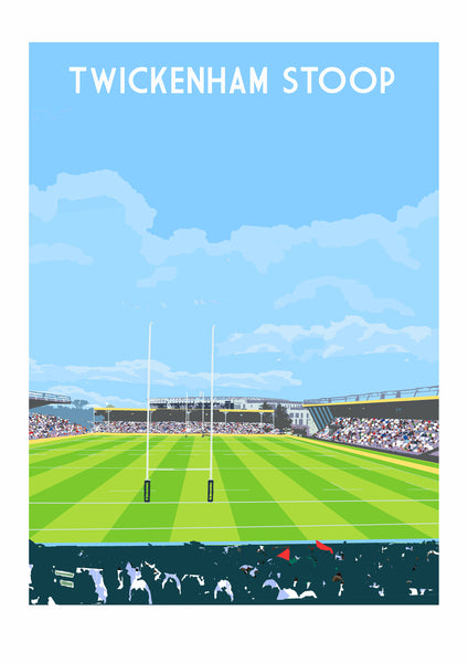 Twickenham Stoop Art Print