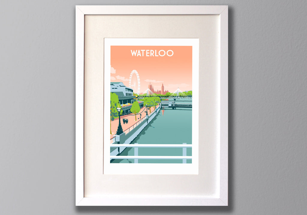 Waterloo Frame London Waterloo Art Print Framed
